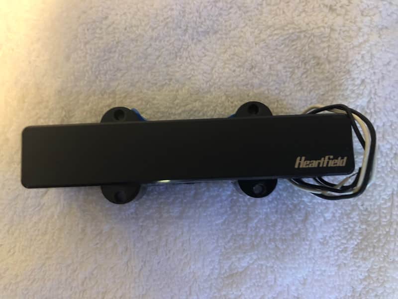 Heartfield Prophecy Bass Jazz Bridge Pickup, Black image 1
