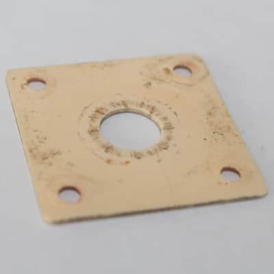 Vintage Early 1950's Gibson Les Paul Jack Plate 3/64" Thin image 7