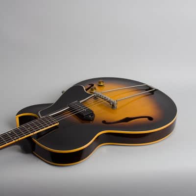 Gibson ES-225 Thinline Hollow Body Electric Guitar (1955), ser. #W2880-35, original brown hard shell case. image 7