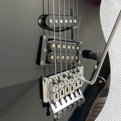 Vintage early 1987 Black Kramer Focus 6000 MIJ with The "Original" Floyd Rose image 6