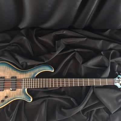 Mayones Patriot 5 Classic 2017 3Tone Blue Burst image 13