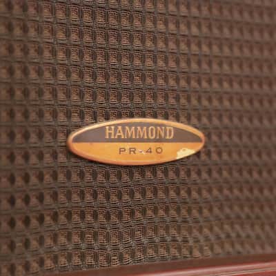 Hammond PR-40 Tone Cabinet 40 Watt Organ Combo Tube Amplifier Amp PR40 #34634 image 20