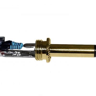 20 Ft Castline Gold 1/4" TRS to 1/4" TS Mogami 2549 Stereo to Mono Summing Cable with Resistors image 2
