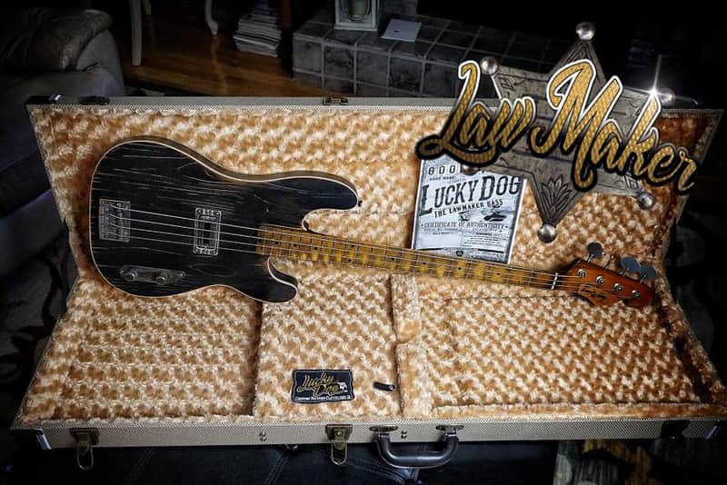 2018 Lucky Dog Law-Maker bass - 100% Handcrafted in Tennessee - No Partscaster - Relic guitar aged image 1