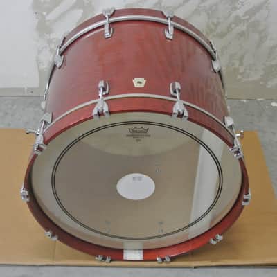 CLEAN! LUDWIG USA 22" SUPER CLASSIC BASS DRUM in CHERRY STAIN for YOUR SET! RM54 image 7