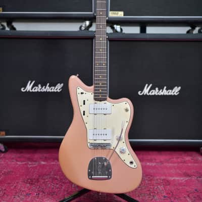 Noizemaker Jazzmaster Shell Pink Montys Pickups Spitfire Pickguard Mastery image 2