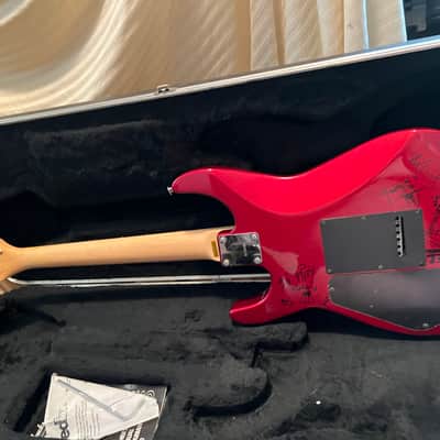 jackson electric guitar  candy apple red image 7
