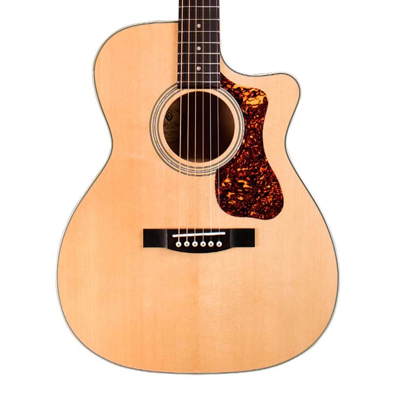 Guild OM-140CE Orchestra Cutaway Acoustic/Electric Guitar - Natural - Open Box image 1