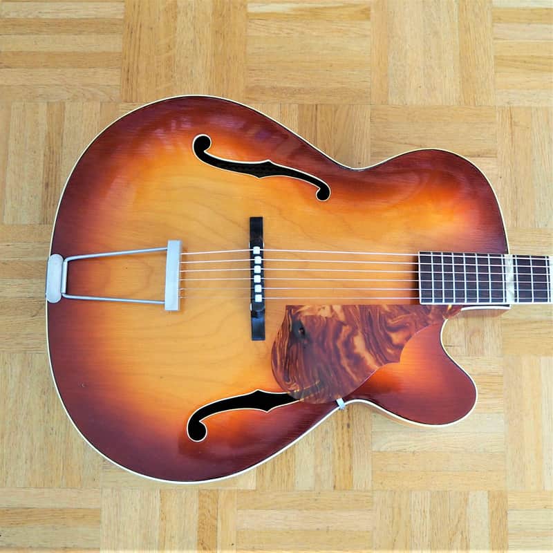 Framus Zenith archtop guitar 1950s made in Germany vintage image 1