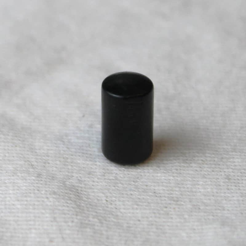 Diatonic Button Accordion Part - Black Bass Button 6.8mm x 11mm image 1
