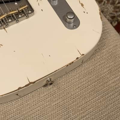 Nash T-52 Olympic White Medium Aging Guitar image 5