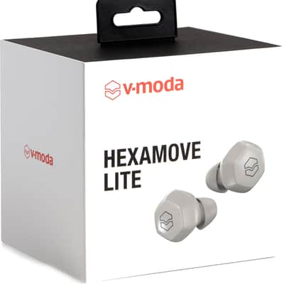 V-Moda Hexamove Lite Sand White Fully Wireless In-Ear Headphones image 6