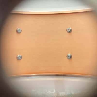 Slingerland - 5x14" Sound King, Lacquered Brass, 10-Lug Snare Drum, Zoomatic Throw-Off 1990s image 4