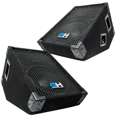 Seismic Audio GH10M-PA Package - Pair of 10 Inch PA Floor Monitors and a Pair of 15 inch PA Speakers image 3