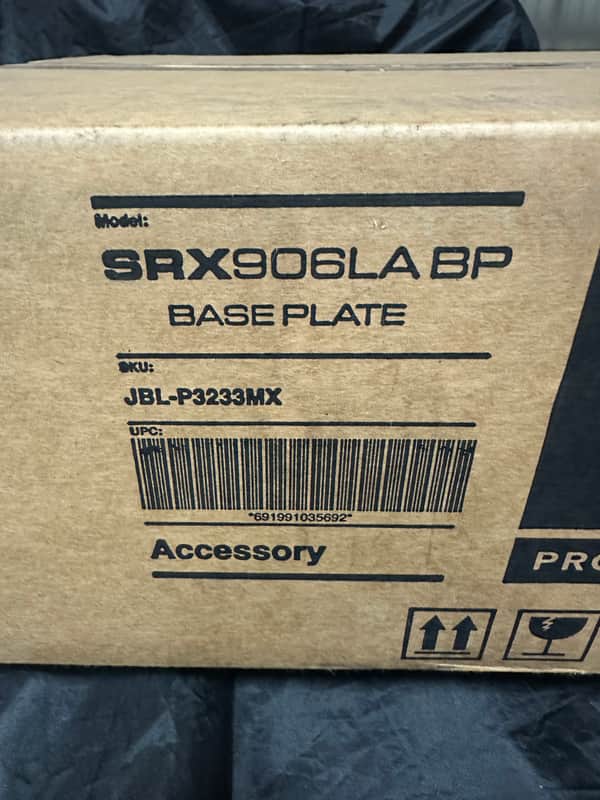 JBL SRX906LA-BP Base Plate Connector Mount for SRX906LA Speaker image 1