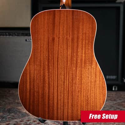 Taylor Trey Hensley Gold Label 510e Special Edition Dreadnought Acoustic / Electric Guitar -  Antique Blonde with Hardshell Case image 2