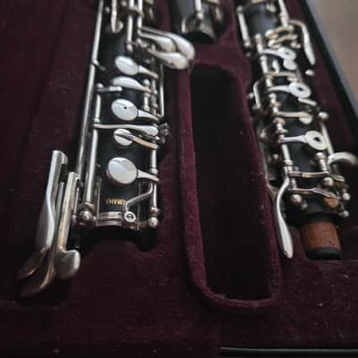 Vintage Yamaha Wood Oboe 411/441– Crack Free – Plays –  Left F image 2