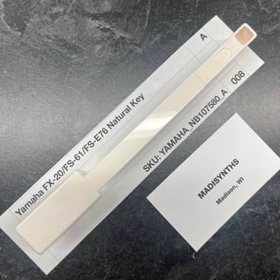 ORIGINAL Yamaha/Korg Replacement A Key (NB107580) for Yamaha DX7/DX5/DX9, SY77/SY85/SY99, Korg M1, Wavestation, Z1, etc