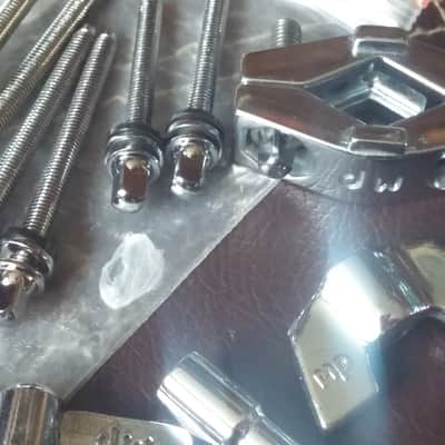 DW 2 Drum Keys Drill Bit V CLAMP MEMORY LOCK Variety Pack True Pitch Tension Rods Cymbal WING Nut PARTS LOT NICE !!! image 4