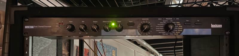 Lexicon MPX 100 Dual Channel Processor 1990s - Black image 1
