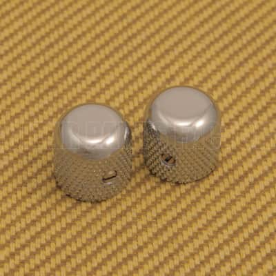 009-4040-049 Genuine Fender USA '50s Chrome Dome Knobs for P Bass/Telecaster