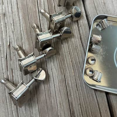 Fender Vintage style tuning pegs machine heads machines  - Chrome project Stratocaster telecaster Jaguar Mustang image 6