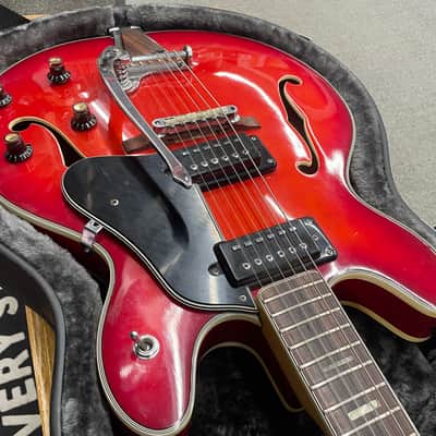 Epiphone 5102TE 1970-71 Semi-Hollow Electric Guitar - Redburst image 9