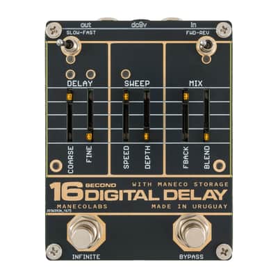 Maneco Labs Sixteen Seconds Delay Vintage Compact Pedal image 1