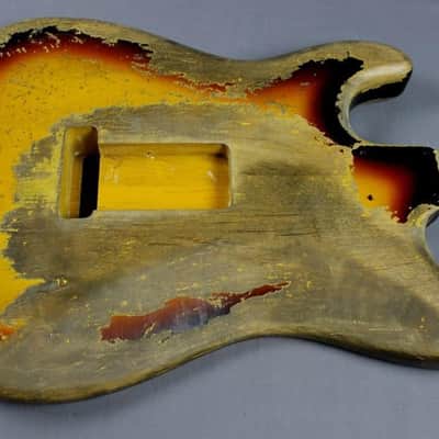 MJT Official Custom Order Vintage Aged Nitro Finish Guitar Body by Mark Jenny VTS Sunburst image 8