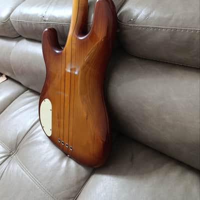 Fernandes FPM Stone Logo 70 Neck through precision style 1979-1982 - Cherryburst - Made in Japan image 5