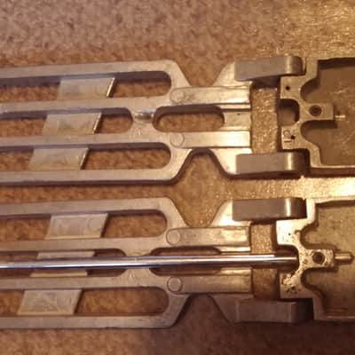 Rogers 2 VINTAGE Swivomatic BASS DRUM PEDAL Footboard Split Heel 60s 70s NO TARIFFS image 6