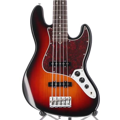Fender Certified Pre-Owned American Professional II Jazz Bass V, Rosewood Fingerboard, 3-Color Sunburst (M4) (48915) image 1