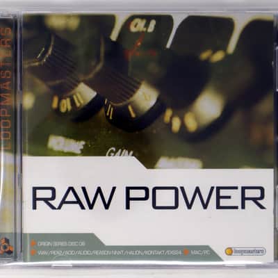 Loopmasters Raw Power Sample Library/Sound Library/Sampling CD 2003 image 1
