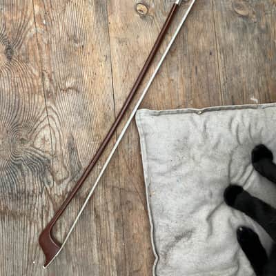 Double Bass French Bow - Erich Steiner - Fully Refurbed - New Hair - Excellent image 16