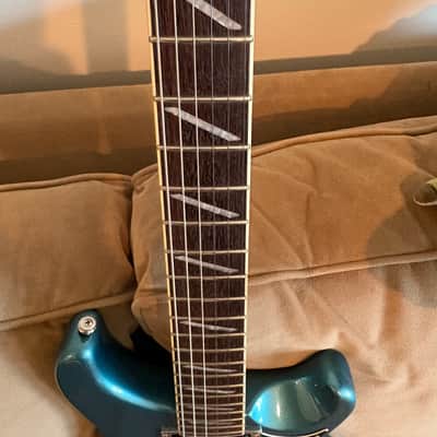 PRS Santana SE with Tremolo 2002 - 2003 - Aqua Metallic image 3