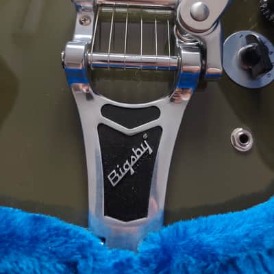 Epiphone Shinichi Ubukata ES-355 Custom Bigsby - Olive Drab image 4