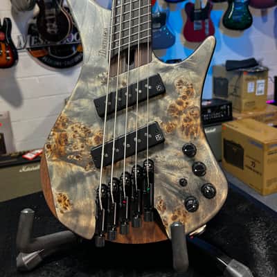 Ibanez Bass Workshop EHB1505MS 5-string Multi-scale Bass Guitar - Black Ice Flat Auth Dealer Free Ship!  083 GET PLEK’D! image 1