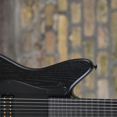 ESP LTD Alex Wade AW-XJ7 Baritone Evertune - Black Open Grain Satin - Demo image 6