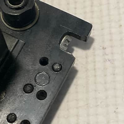 1980's Kramer Model Guitars Black Floyd Rose II Licensed Tremolo Guitar Bridge image 10