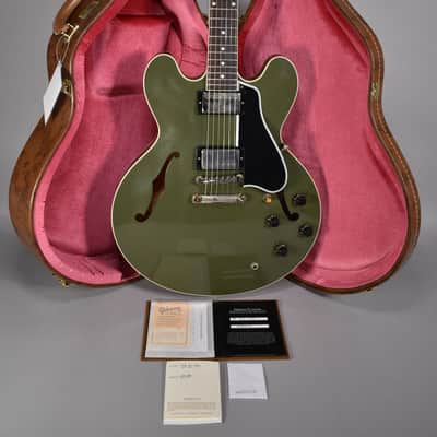 2025 Gibson '59 ES-335 Reissue VOS Olive Drab Finish W/OHSC image 1