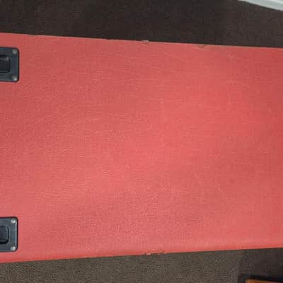 1976 Marshall Rare Red Straight B Checkerboard Cabinet Black Backs image 3