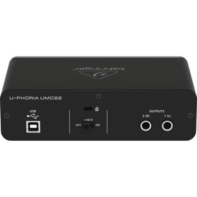 Behringer U-Phoria UMC22 USB Audio Interface - USB Audio Interface image 5