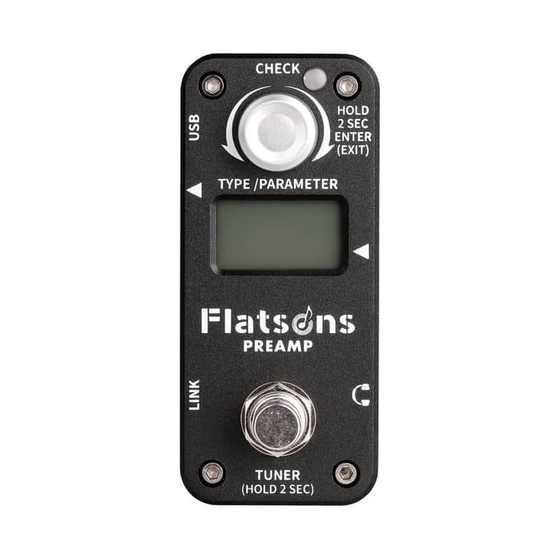 Flatsons Preamp Pedal with Overdrive/Heavy Metal Distortion/Clean Toner/Tuner Effect,price include the import duty for US buyer image 1