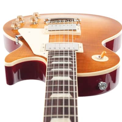 Gibson Les Paul Standard 50s Figured Top Dirty Lemon Burst Cherry Back image 11