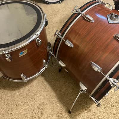 Ludwig 14/18/24 Drum Kit Vintage Mid - 1970’s - Mahogany Cortex image 13