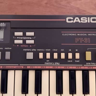 Casio PT-31 original - Made in JAPAN 1983 - Dark Grey