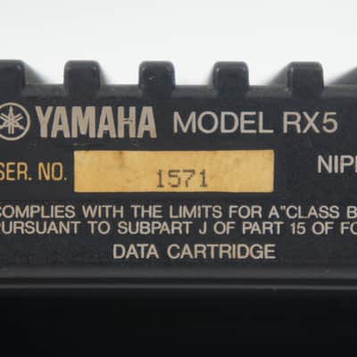 YAMAHA RX5 Digital Rhythm Programmer Drum Machine w/ 100-240V PSU image 10