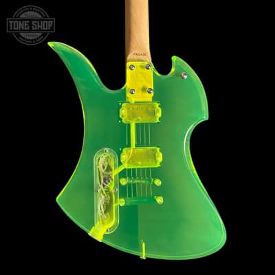 Used BC Rich Mockingbird Trans Green Acrylic w/case TSS7192 image 4