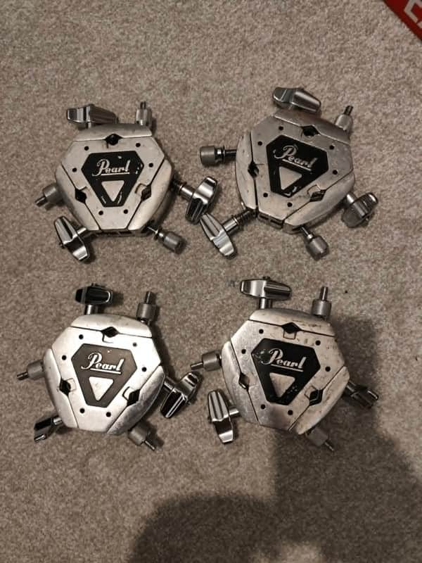 Pearl ADP30 3-Way Adjustable Multi-Clamp 2010s - Chrome image 1