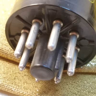 Sylvania 6SN7GTA tNOS AT1000 TESTED Balanced! PI Vacuum Tube T8 Chrome top angled T plate 6SN7GTB dual triode 1954-1959 image 10